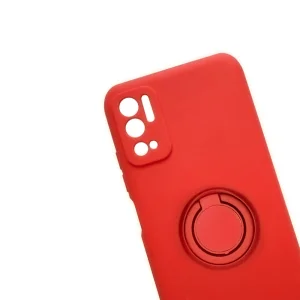 Silicone Case Silicone Ring for Xiaomi Poco M3 Pro 4G / Poco M3 Pro 5G / Redmi Note 10 5G, Red 3