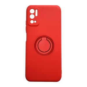 Силиконов Калъф Silicone Ring за Xiaomi Poco M3 Pro 4G / Poco M3 Pro 5G / Redmi Note 10 5G, Червен