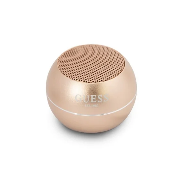 Portable speaker GUESS Mini Bluetooth Speaker, 3W, 4H, gold 1