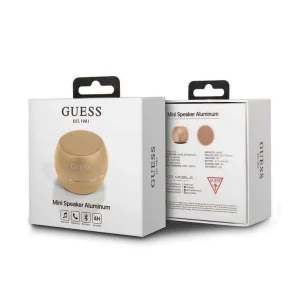 Portable speaker GUESS Mini Bluetooth Speaker, 3W, 4H, gold 3