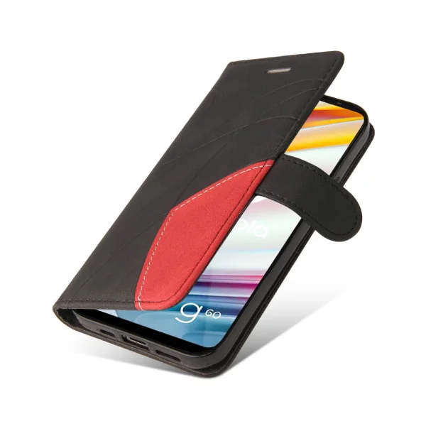 Калъф Тефтер Wallet Stand за Motorola Moto G60 / G40 Fusion, Черен 6