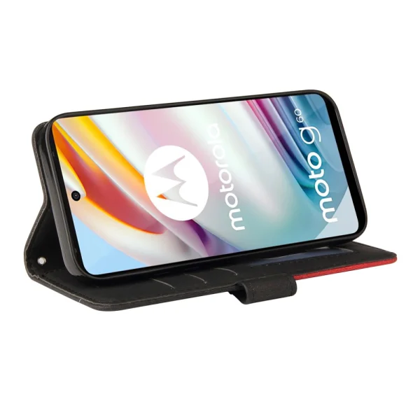 Калъф Тефтер Wallet Stand за Motorola Moto G60 / G40 Fusion, Черен 5