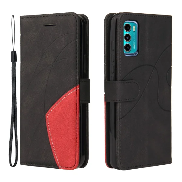 Калъф Тефтер Wallet Stand за Motorola Moto G60 / G40 Fusion, Черен 1