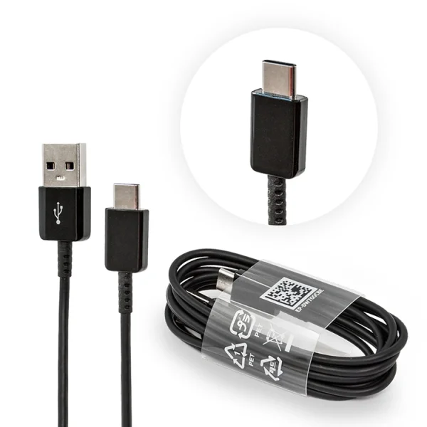 Cable Samsung EP-DW720CBE, Type-C, 1.5m, Black 3