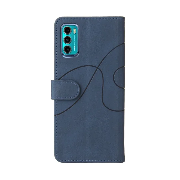 Калъф Тефтер Wallet Stand за Motorola Moto G60 / G40 Fusion, Син 3