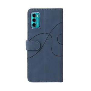 Калъф Тефтер Wallet Stand за Motorola Moto G60 / G40 Fusion, Син 3