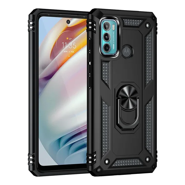 Удароустойчив калъф Hybrid Cover за Motorola Moto G60/G40 Fusion, Черен 1