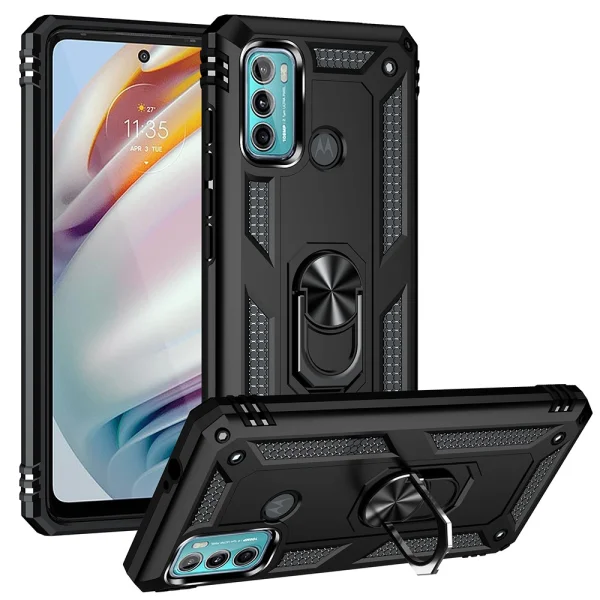 Удароустойчив калъф Hybrid Cover за Motorola Moto G60/G40 Fusion, Черен 6