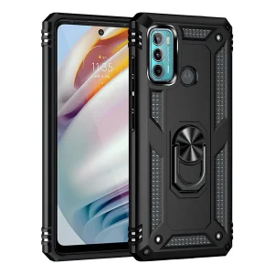Удароустойчив калъф Hybrid Cover за Motorola Moto G60/G40 Fusion, Черен