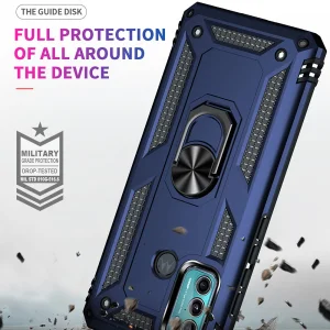 Удароустойчив калъф Hybrid за Motorola Moto G60/G40 Fusion, Син 3