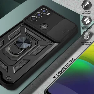 Удароустойчив калъф Slide Camera за Motorola Moto G60/G40 Fusion, Черен 4
