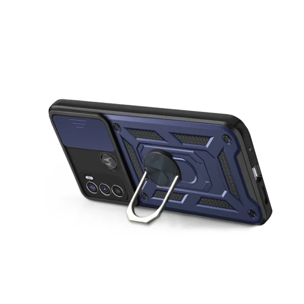 Удароустойчив калъф Slide Camera за Motorola Moto G60/G40 Fusion, Син 3