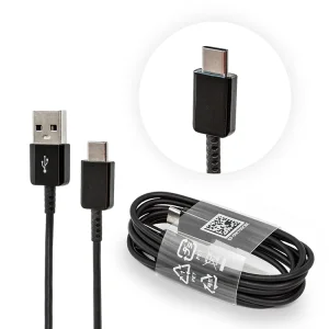 Кабел Samsung EP-DW700CBE, Type-C, 1.5m, Черен