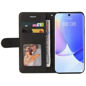 Wallet Stand Leather Case for Huawei Nova 9 / Honor 50, Black 3