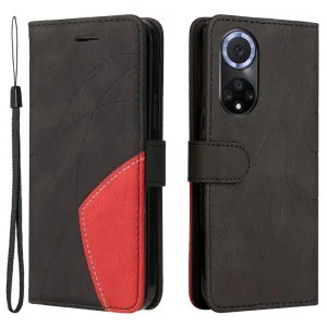 Wallet Stand Leather Case for Huawei Nova 9 / Honor 50, Black