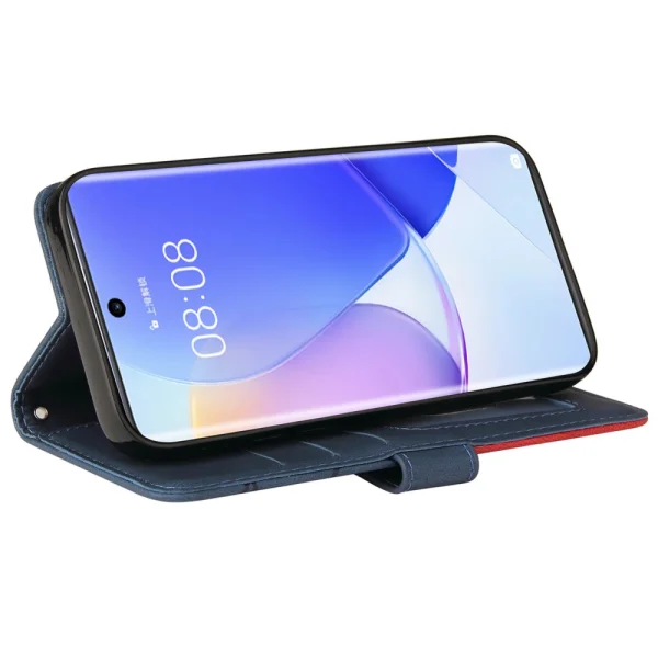 Калъф Тефтер Wallet Stand за Huawei Nova 9 / Honor 50, Син 3
