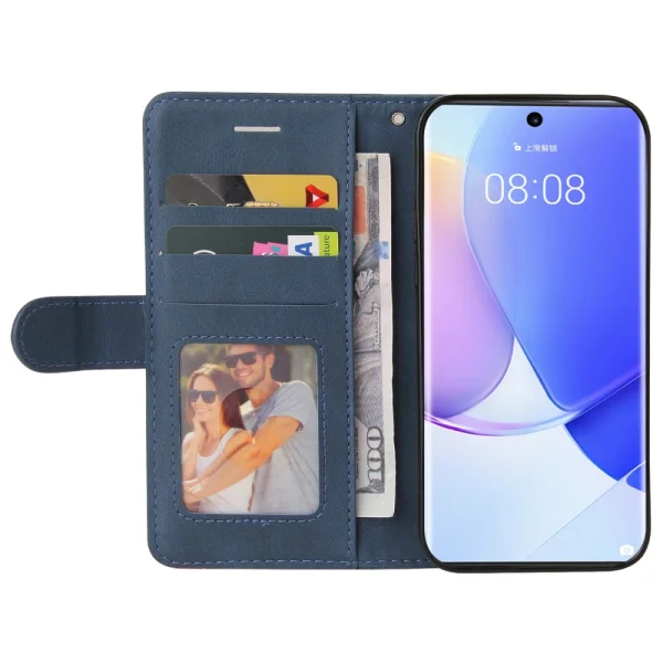 Калъф Тефтер Wallet Stand за Huawei Nova 9 / Honor 50, Син 2