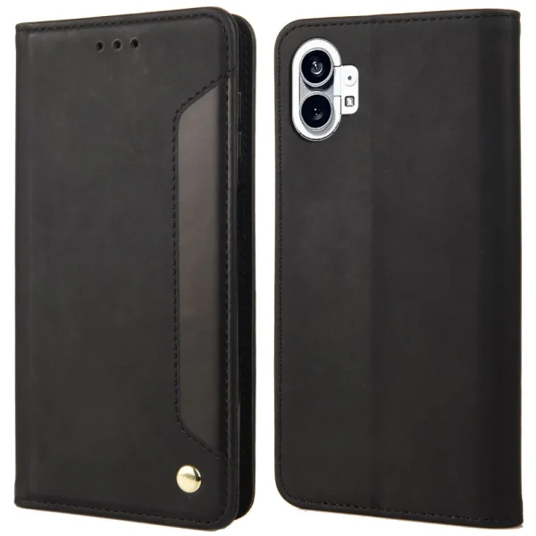 Калъф Тефтер за Nothing Phone 1 5G, Черен 1
