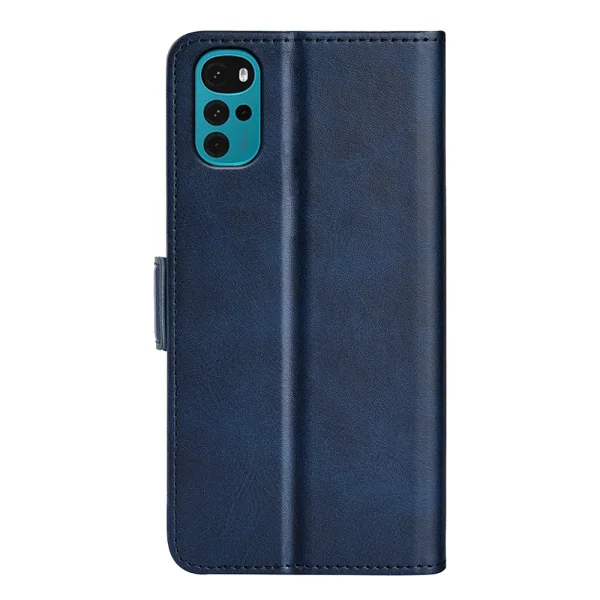 Wallet Case for Motorola Moto G22, Blue 5