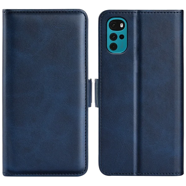 Wallet Case for Motorola Moto G22, Blue 1