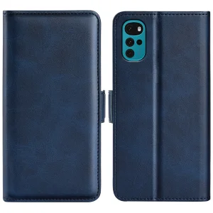 Калъф тефтер Wallet за Motorola Moto G22, Син