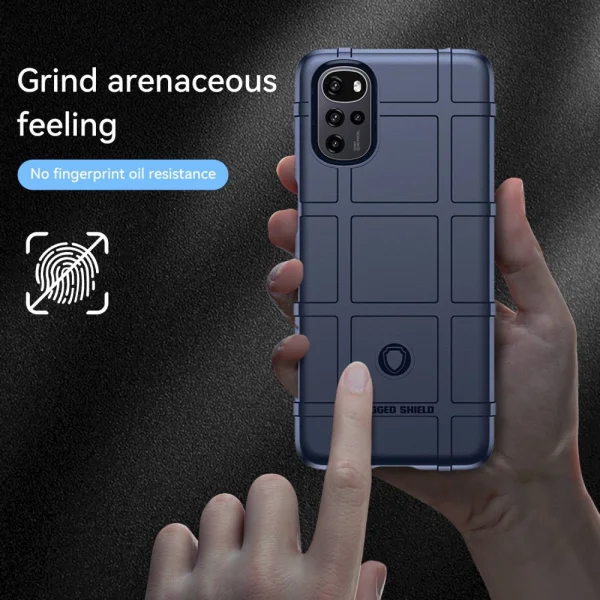Shockproof Case Grid for Motorola Moto G22 / E32 4G / E32s 4G, Blue 3