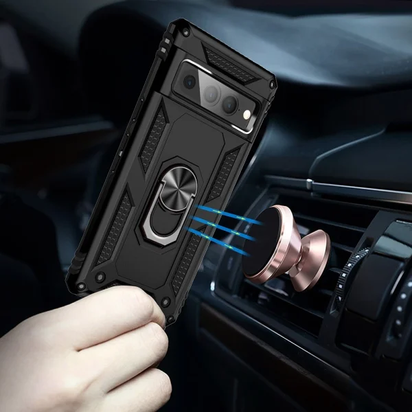 Удароустойчив Калъф Hybrid Cover за Google Pixel 7 Pro, черен 3