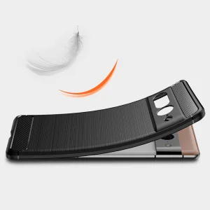 Силиконов Калъф Carbon Fibre Brushed за Google Pixel 7 Pro, черен 5