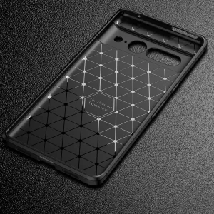 Silicone Case Carbon Fiber Texture for Google Pixel 7 Pro, black 5
