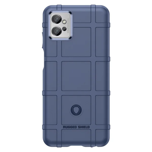 Удароустойчив Калъф Grid за Motorola Moto G32 4G, Син 2