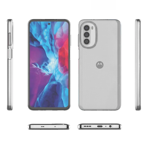 Силиконов калъф за Motorola G52 4G / G82 5G, Прозрачен 4