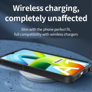 Силиконов калъф Wear-resistant за Xiaomi Redmi A1 4G, Черен 5