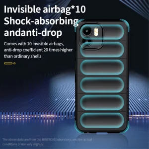 Силиконов калъф Wear-resistant за Xiaomi Redmi A1 4G, Черен 3