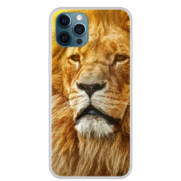 Silicone case for iPhone 13 Pro, lion 1