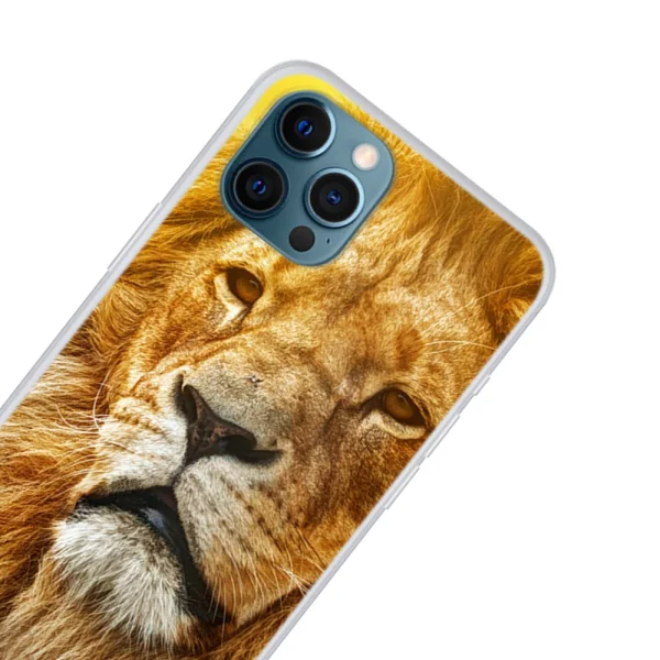 Silicone case for iPhone 13 Pro, lion 2