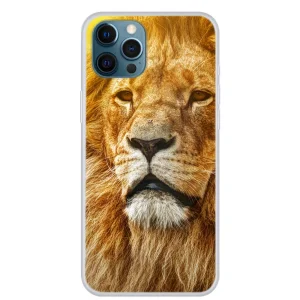 Силиконов калъф за iPhone 13 Pro, лъв