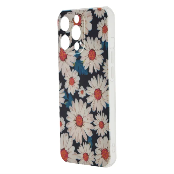 Силиконов калъф за iPhone 13 Pro, маргаритка 3