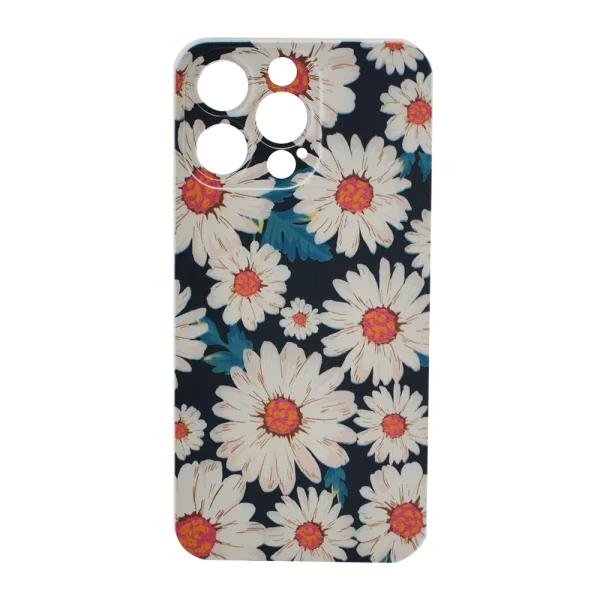 Силиконов калъф за iPhone 13 Pro, маргаритка 1