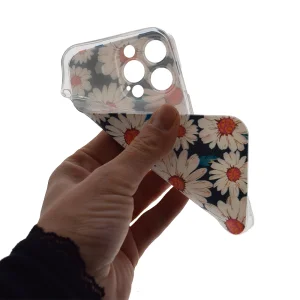 Силиконов калъф за iPhone 13 Pro, маргаритка 4