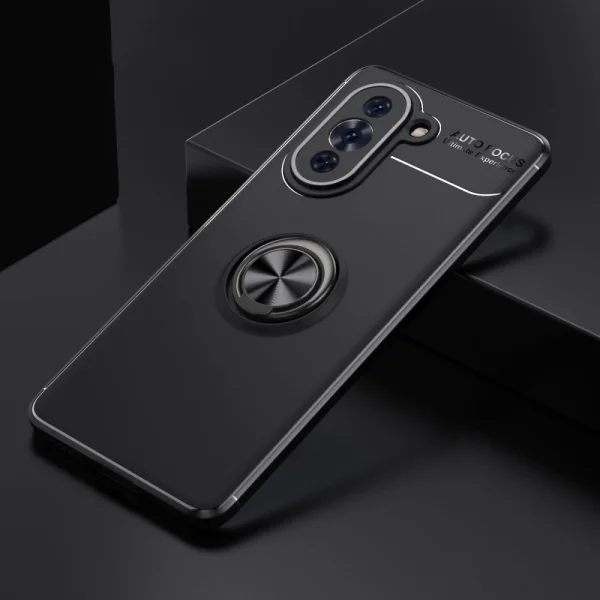 Silicone case Ring Magnetic for Huawei Nova 10 4G, Black 2
