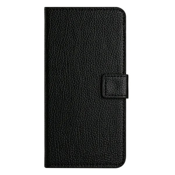 Wallet Case Litchi Texture for Nokia G60 5G, black 5
