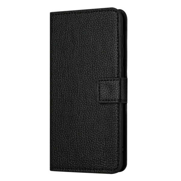 Wallet Case Litchi Texture for Nokia G60 5G, black 4