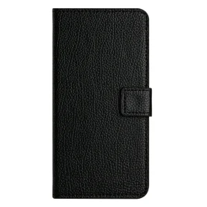 Wallet Case Litchi Texture for Nokia G60 5G, black 5