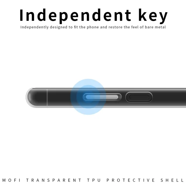 MOFI silicone case for Nokia G60 5G, transparent 4
