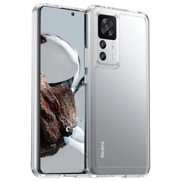 Удароустойчив калъф за Xiaomi 12T 5G / Redmi K50 Ultra 5G, прозрачен 1