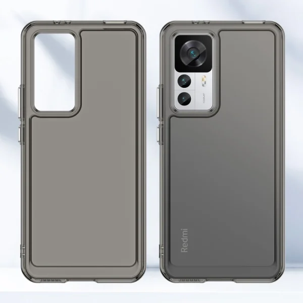 Удароустойчив калъф за Xiaomi 12T 5G / Redmi K50 Ultra 5G, прозрачно сив 2