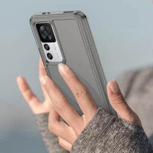 Удароустойчив калъф за Xiaomi 12T 5G / Redmi K50 Ultra 5G, прозрачно сив 6