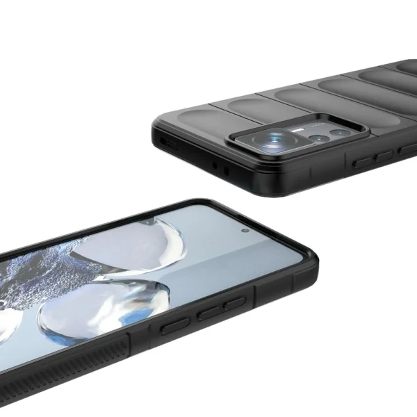 Силиконов калъф Wear-resistant за Xiaomi 12T 5G/12T Pro 5G, черен 6