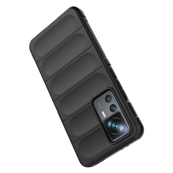 Силиконов калъф Wear-resistant за Xiaomi 12T 5G/12T Pro 5G, черен 3