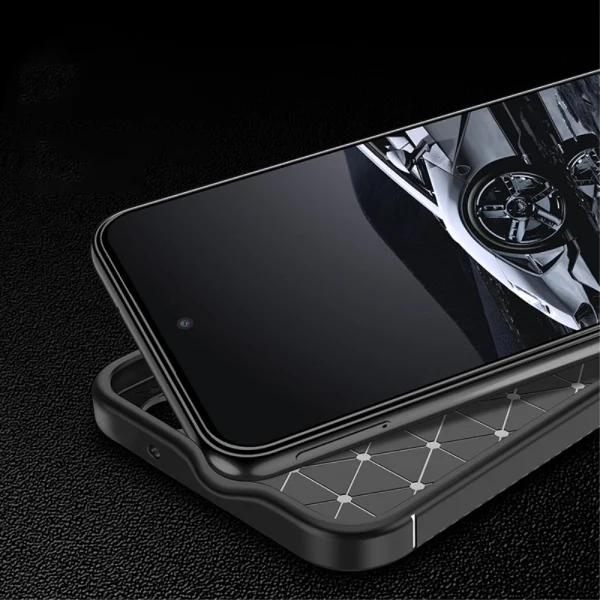 Силиконов Калъф Carbon Fiber Texture за Xiaomi 12T 5G/12T Pro 5G, черен 4